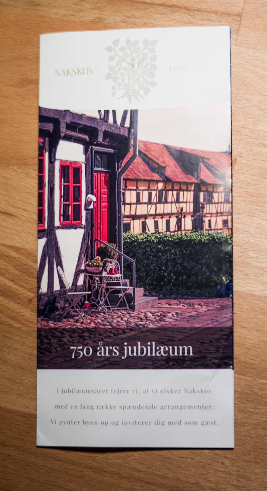 Nakskov 750 års jubilæums folder